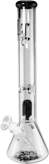 Black Leaf Ice Bong Beaker 4-arm Percolator Black