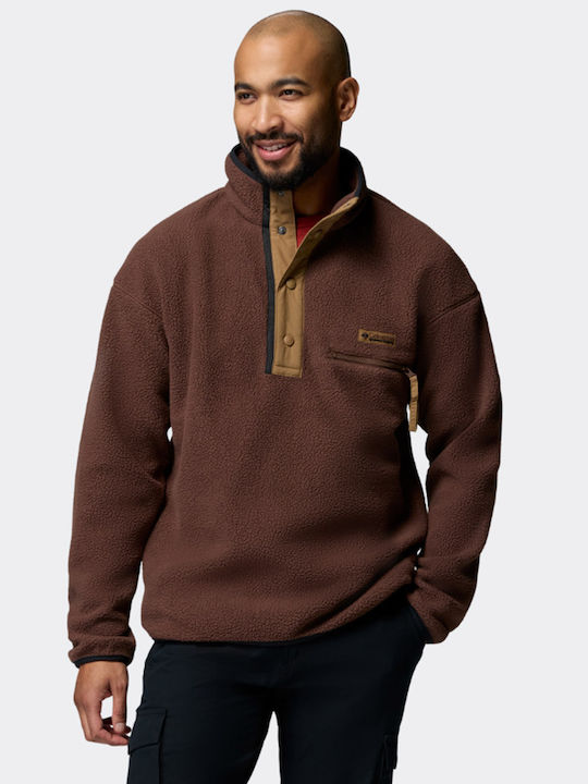 Columbia Helvetia Ii Half Snap Блуза Кафява