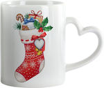 Koupakoupa Weihnachtlicher Keramikbecher Herzen...