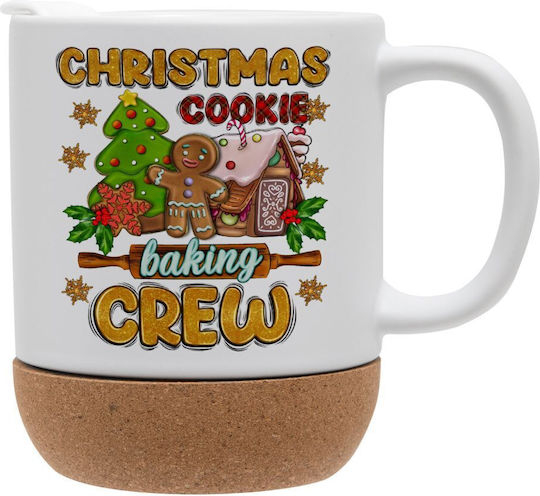 Koupakoupa Weihnachtlicher Keramikbecher 9 cm 330 ml