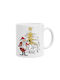 Koupakoupa Weihnachtlicher Keramikbecher Weihnachtsmänner 330 ml