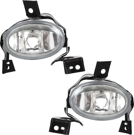 Honda Cr-v Iii Fl 09–12 Halogen Headlights Left + Right 2 Pcs Set