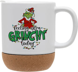 Koupakoupa Grinch Feeling Extra Grinchy Today Weihnachtlicher Keramikbecher Weiß 9 cm 330 ml (Mit Personalisierung) Koupakoupa Grinch Feeling Extra Grinchy Today Weihnachtlicher Keramikbecher Weiß 9 cm 330 ml (Mit Personalisierung)