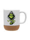 Koupakoupa Grinch Weihnachtlicher Keramikbecher Weiß 9 cm 330 ml (mit Personalisierung)