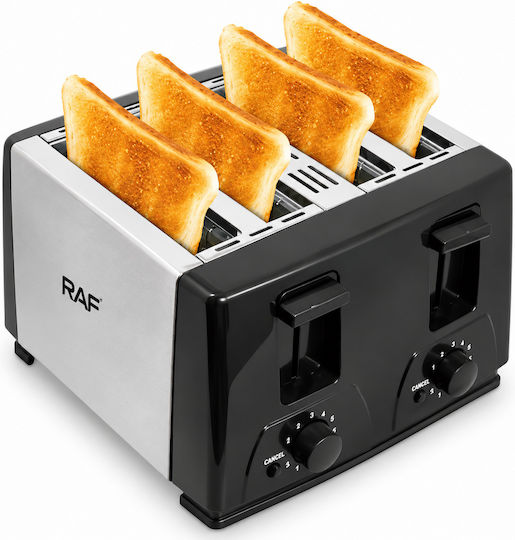 Raf Тостер за 4 филии 1300W Inox