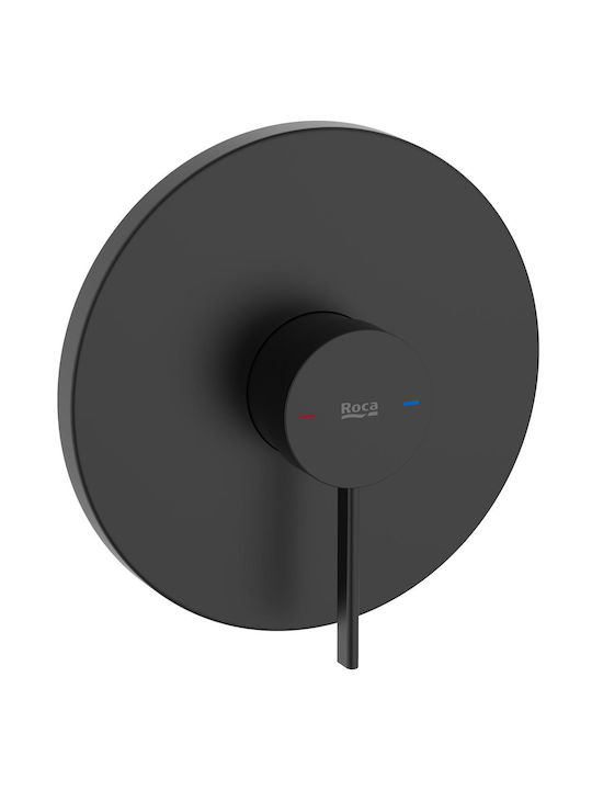 Roca Ona Built-in Shower Mixer Black