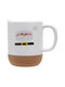 Koupakoupa Weihnachtlicher Keramikbecher Weihnachtsmänner 9 cm 330 ml