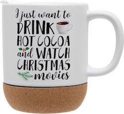 Koupakoupa Weihnachtlicher Keramikbecher 9 cm 330 ml Koupakoupa Weihnachtlicher Keramikbecher 9 cm 330 ml