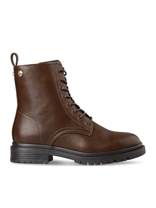 Envie Shoes Ghete Damă Tip Bocanci Maro