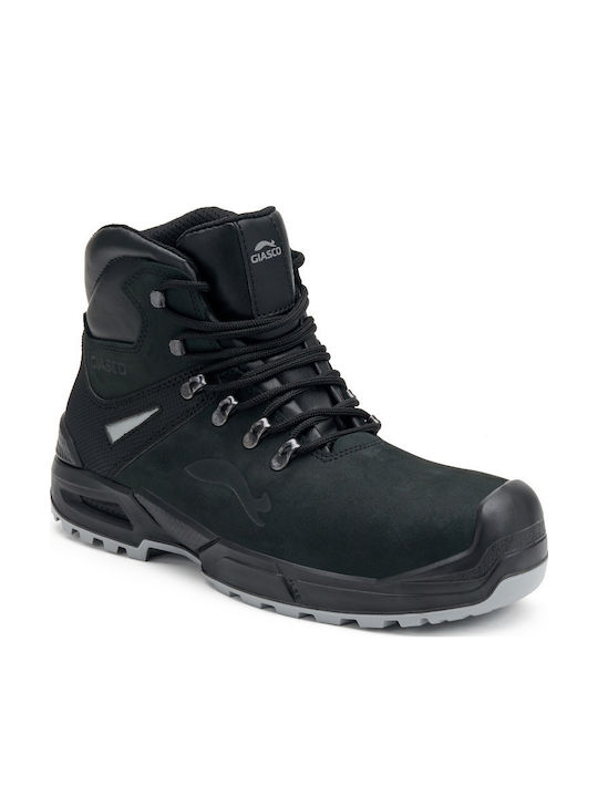 Giasco Onyx Black S3S Safety Boots with CI, FO, SR Certification