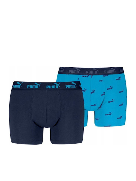PUMA Herren-Boxershorts Blau 2er-Pack