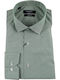 Long Sleeve Checked Green Shirt
