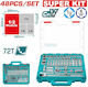 Total Ratchet and Socket Set 1\2" 48 Pieces