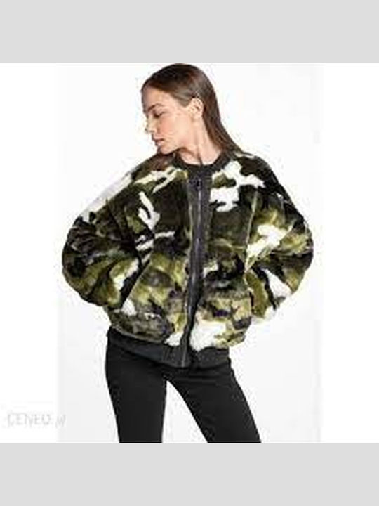 Ma-1 Women's Reversible Winter Jacket Black
