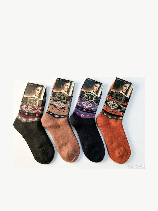 Coco&Hana Women's Multicolour Socks 4-Pack