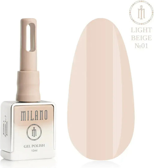 Ημιμόνιμο Βερνίκι Νυχιών Light Beige No01 10ml