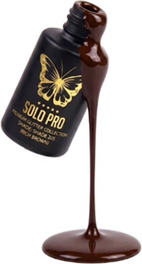 Semipermanenter Nagellack Chocolate Brown 205 12 ml
