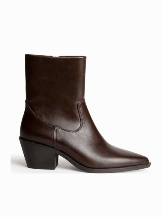 Corina Damen-Stiefeletten Cowboy Braun