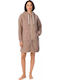 DKNY Дамски зимен Халат Taupe