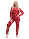 Boyraz Winter Women's Cotton Pyjama Set