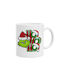 Koupakoupa Grinch Ho Ho Ho Weihnachtlicher Keramikbecher Weiß 330 ml