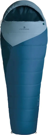 Ferrino Sleeping Bag Μονό 2 Εποχών Yukon Blue