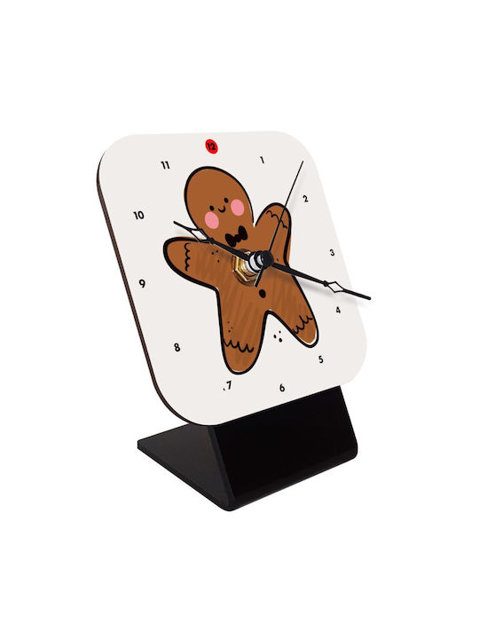 Koupakoupa Mr Lebkuchen Tischuhr mit Zeigern au...