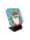 Koupakoupa Santa Claus Gifts Tabletop Clock with Hands Wooden KP_9227_clock-desk-square