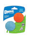 Chuckit Hundespielzeugball aus Gummi, Small, 2 Stück