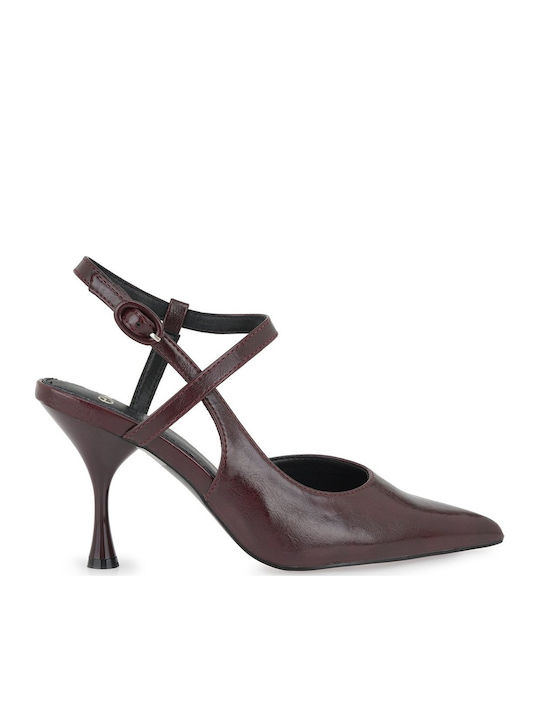 Exe Pumps mit hohem Absatz in Burgunderrot
