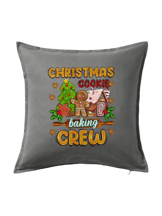 Christmas Cookie Baking Crew Grey 100% Cotton S...