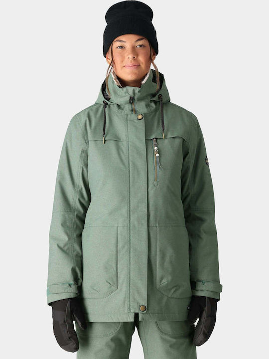 686 I-006009-749 Women's Ski & Snowboard Jacket Green
