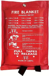 Fireproof Blanket 1×1 M Fiberglass – Flame Retardant