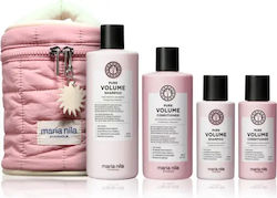 Maria Nila Pure Volume Beauty Bag Haarvolumen-Booster Geschenkset 4 Teile Maria Nila Pure Volume Beauty Bag Haarvolumen-Booster Geschenkset 4 Teile