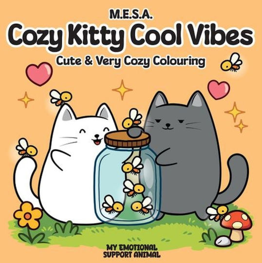 Cozy Kitty Cool Vibes Cute & Very Cozy Colouring Danann Media Publishing Limited Paperback Softback