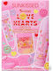 Sunkissed Love Hearts Hautpflege-Set für Feuchtigkeitspflege 4-teilig