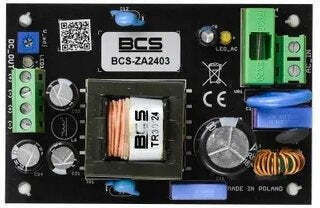 BCS DIN Rail Power Supply with 24V Output and 72W Power 3A