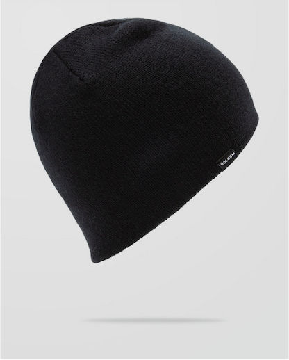 V.co Skull Beanie Men's Knitted Beanie in Black