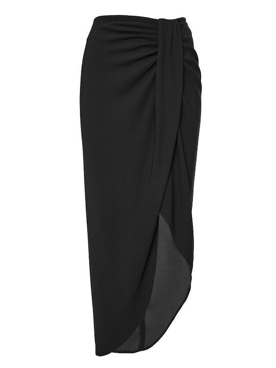 Midi Φούστα Φάκελος Black