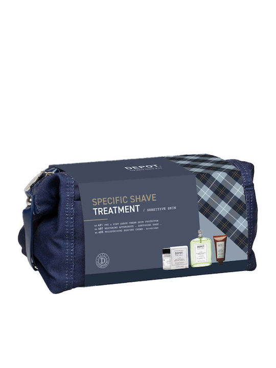 Set Depot 400 Shave Specifics No 401 Soothing Pre & Post Shaving Cream 75 Ml + 400 Shave Specifics No 407 Pro-vitamin B5 Restoring & Refreshing After-shave Lotion 100 Ml + 400 Shave Specifics No 405 Allantoin Moisturizing Shaving Cream 30 Ml Set Depot 400 Shave Specifics No 401 Soothing Pre & Post Shaving Cream 75 Ml + 400 Shave Specifics No 407 Pro-vitamin B5 Restoring & Refreshing After-shave Lotion 100 Ml + 400 Shave Specifics No 405 Allantoin Moisturizing Shaving Cream 30 Ml