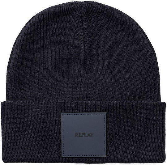 Beanie Men's Knitted Beanie in Navy Blue Colour