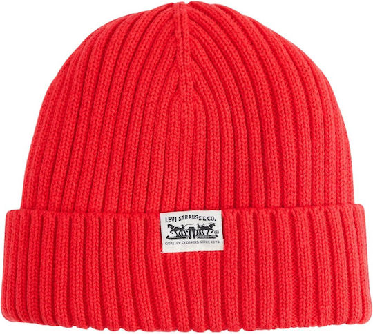 Sunset Beanie Women's Knitted Beanie in Red