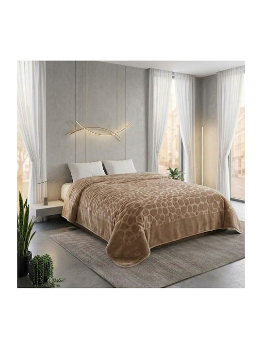 To megalo pazari Super Soft Velvet Blanket Doub...