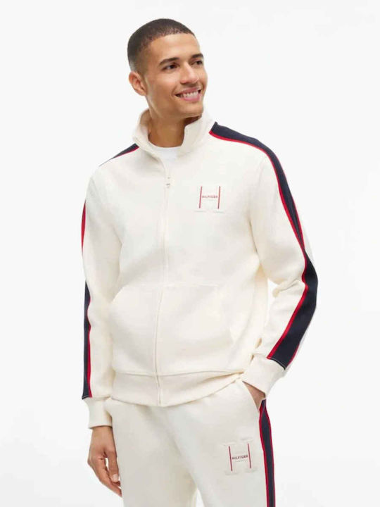 Herren-Strickjacke in Ecru