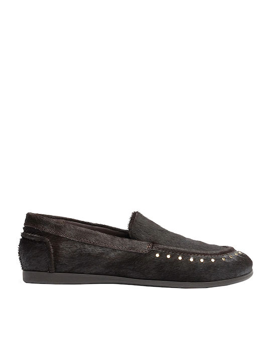 Jasper02 Women's Moccasins in Grey Colour