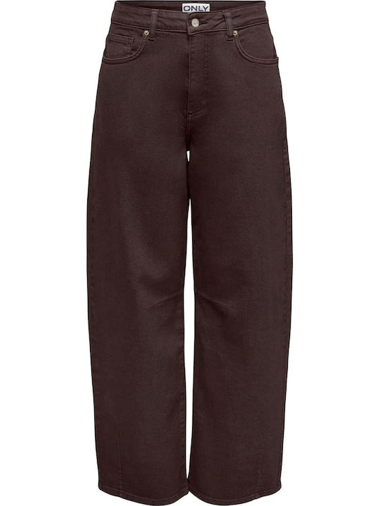 Only Damen Jeans Hosen Beinin Stil Gerade Mit Rissen Push Up