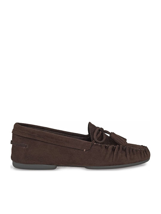 Γυναικεία Loafers σε Καφέ Χρώμα