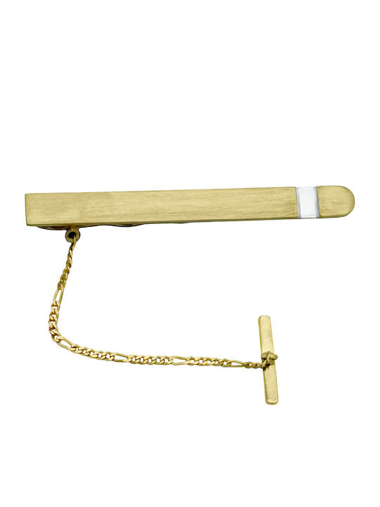 Savvas Design Щипка за вратовръзка от злато 14K