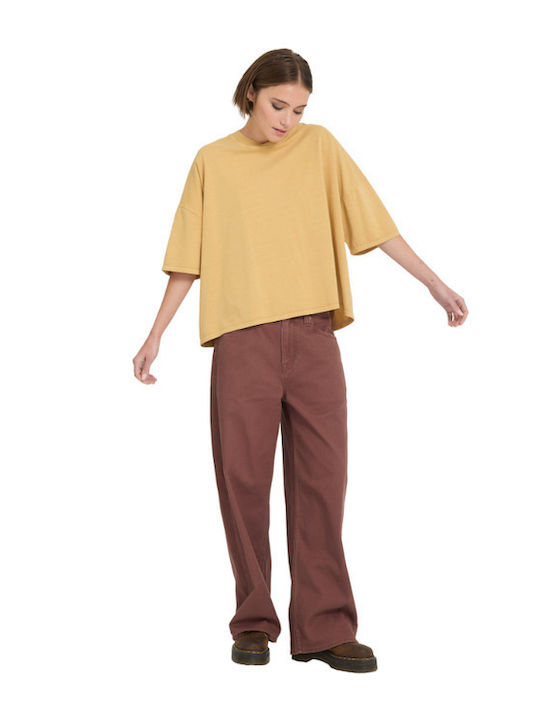Women's T-shirt Mustard