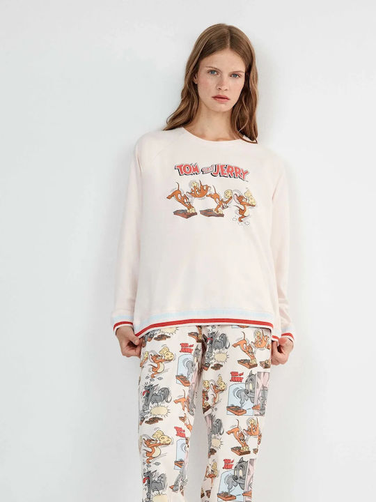 Gisela Winter Women's Pink Pyjama Set Looney Tunes